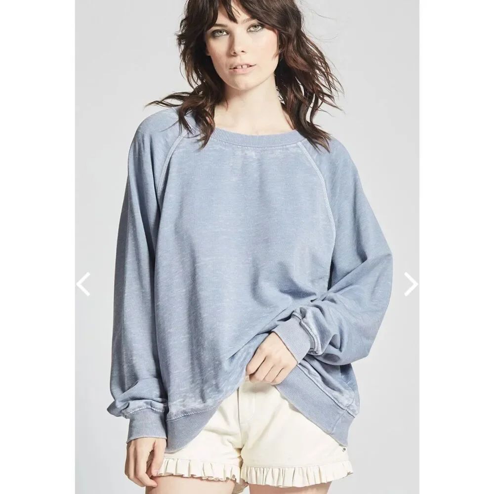 Recycled Karma Vintage Blue Sweatshirt NWOT